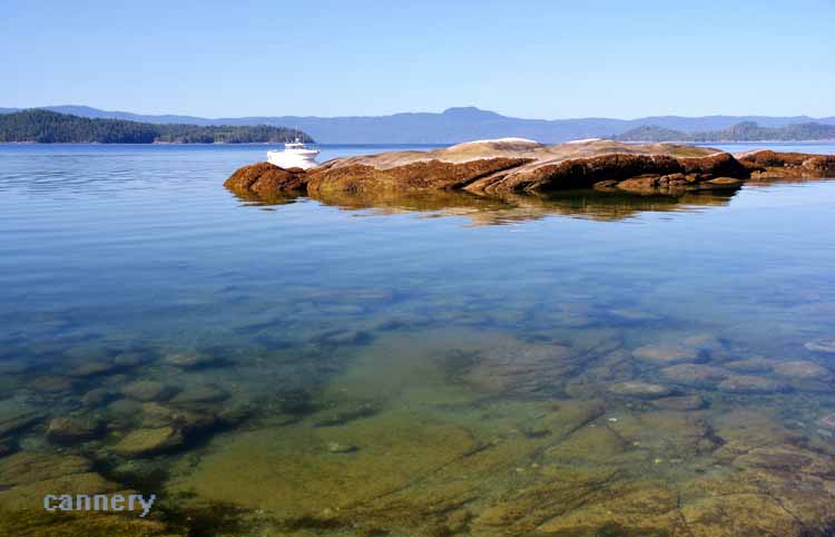 rocky bay scene